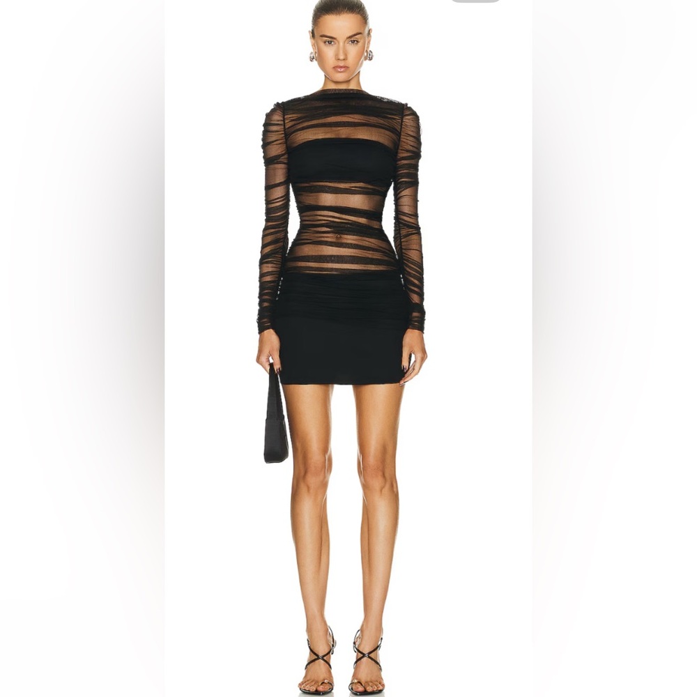 Christopher Esber Semblance Tulle Overlay Dress